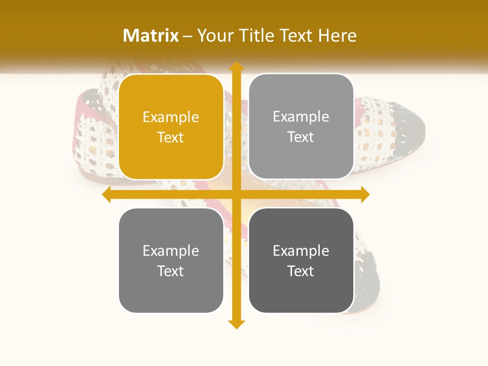 Knitted Slippers PowerPoint Template