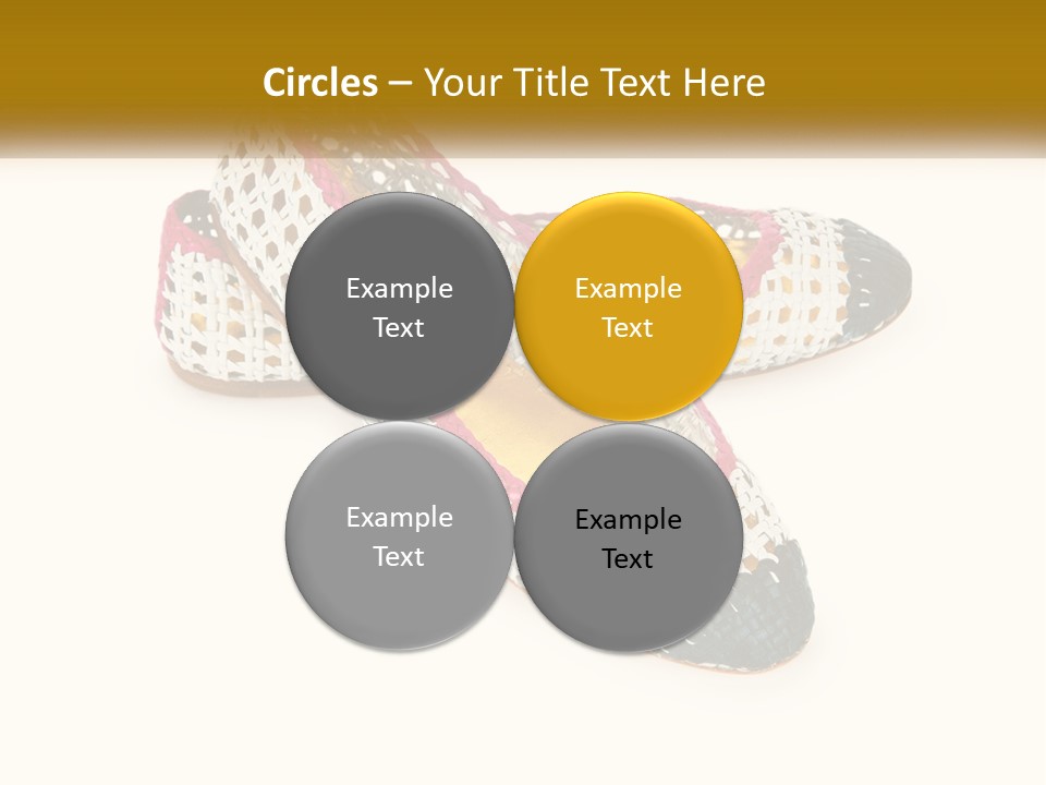 Knitted Slippers PowerPoint Template
