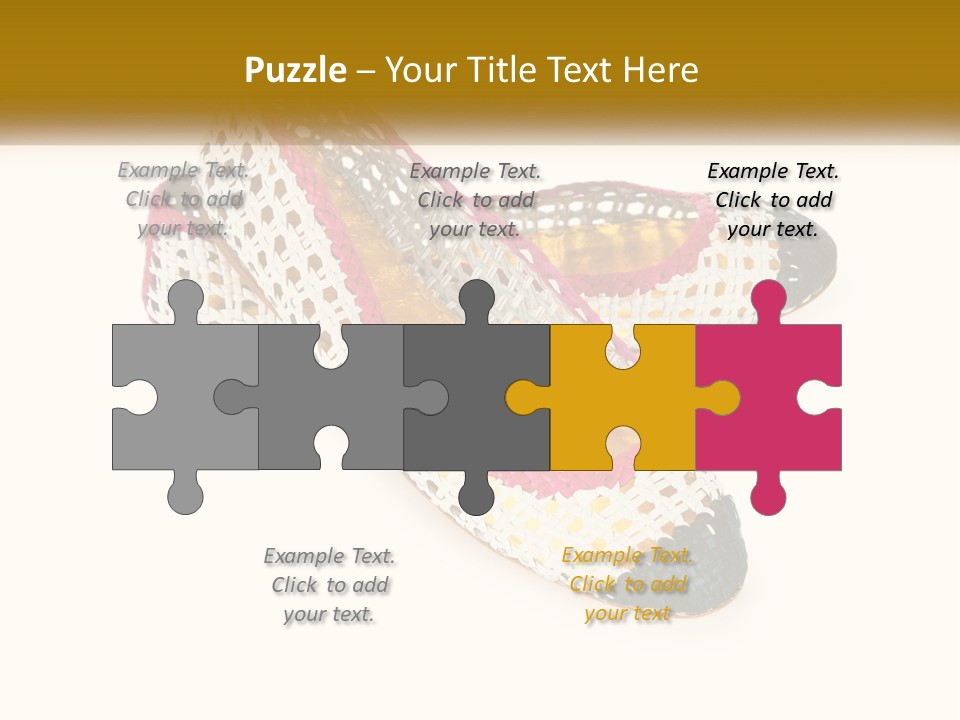 Knitted Slippers PowerPoint Template