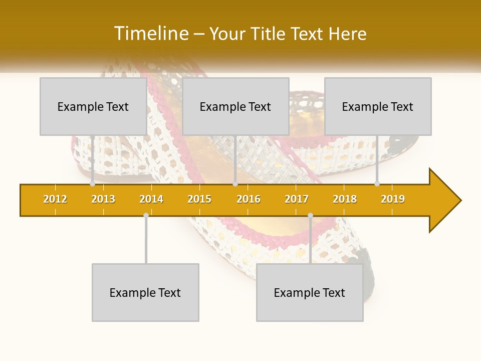 Knitted Slippers PowerPoint Template