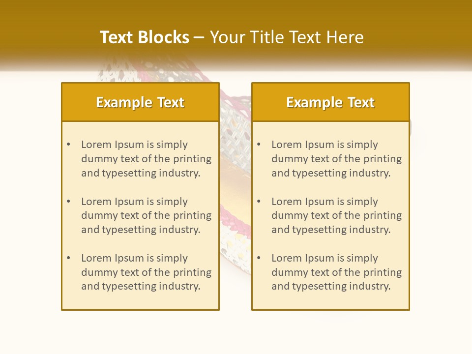 Knitted Slippers PowerPoint Template