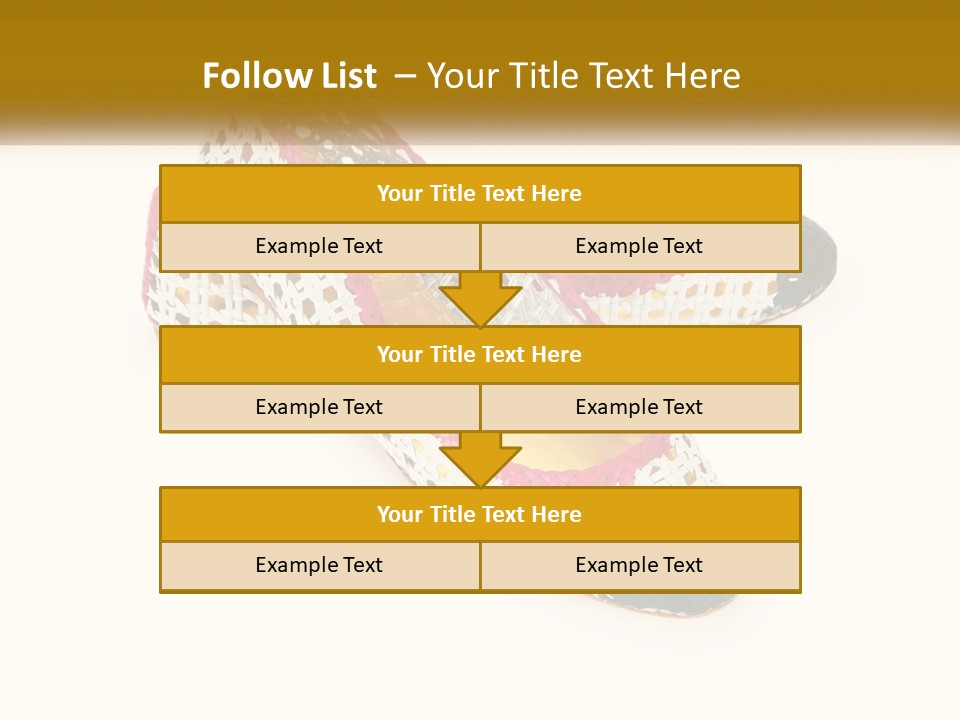 Knitted Slippers PowerPoint Template