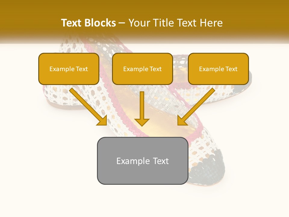 Knitted Slippers PowerPoint Template