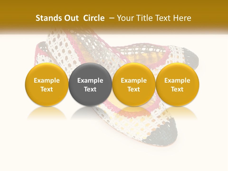 Knitted Slippers PowerPoint Template