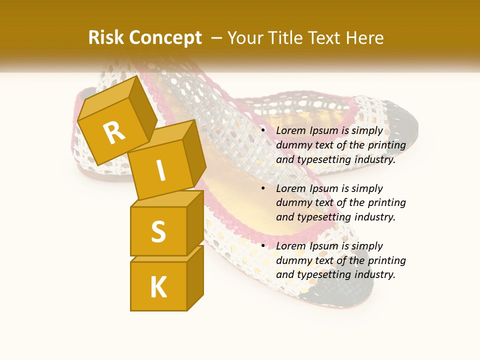 Knitted Slippers PowerPoint Template