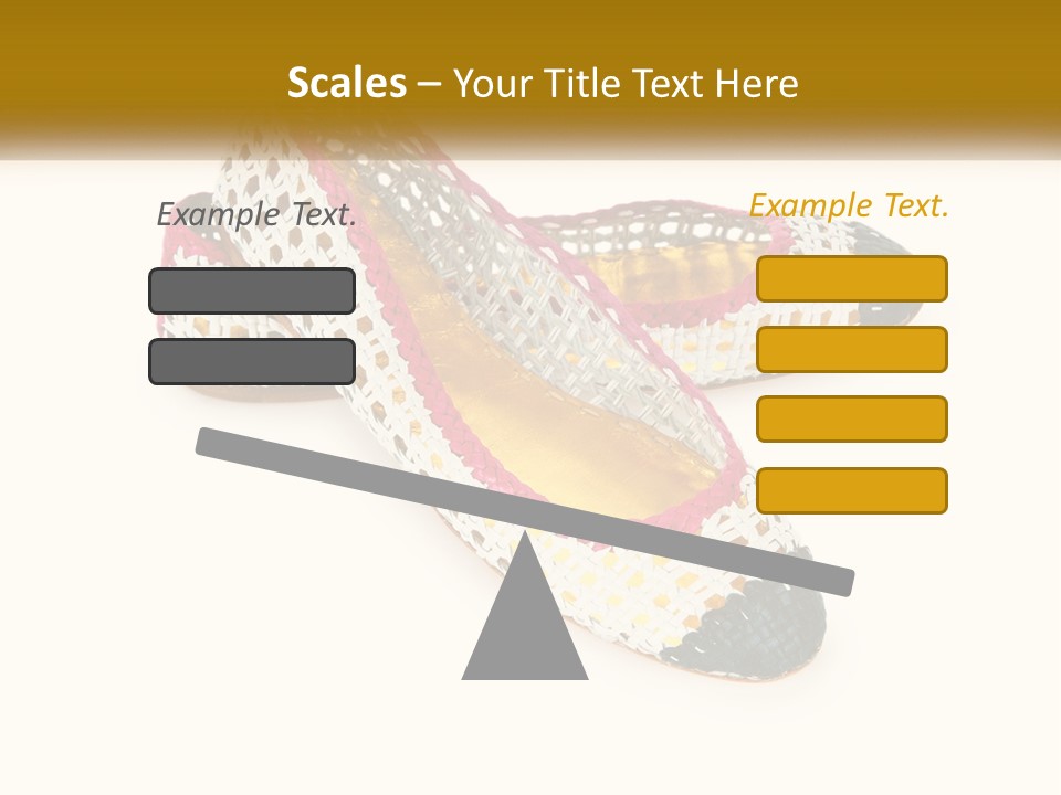 Knitted Slippers PowerPoint Template