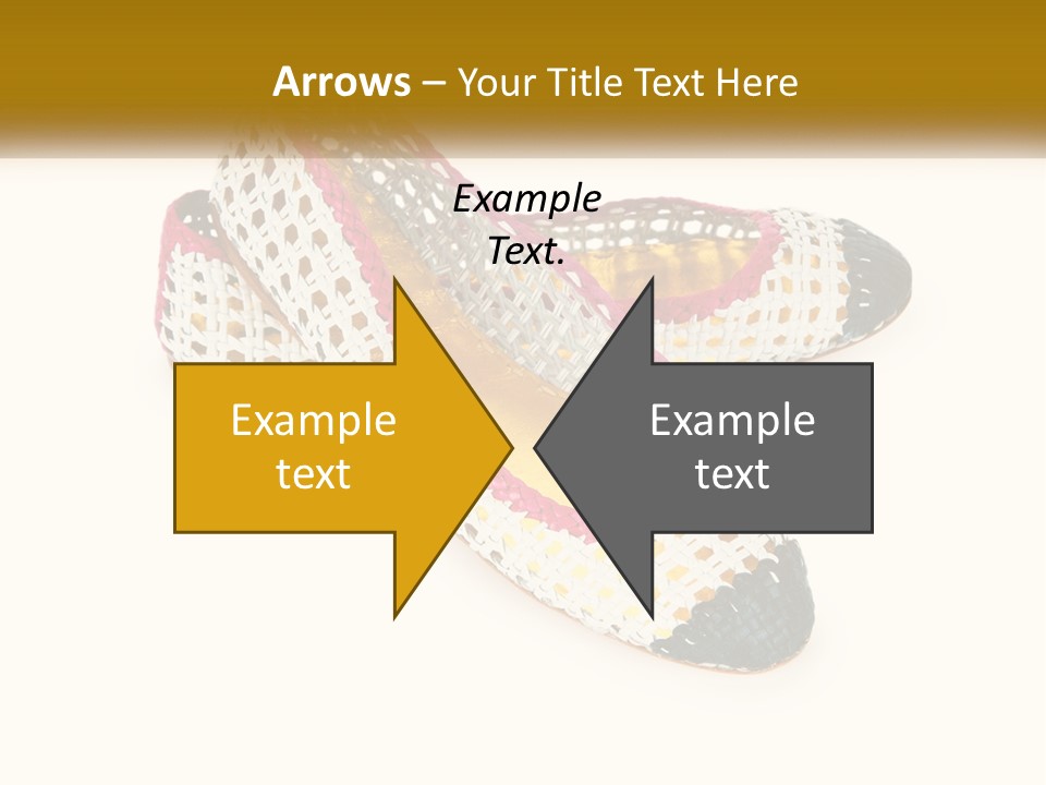 Knitted Slippers PowerPoint Template