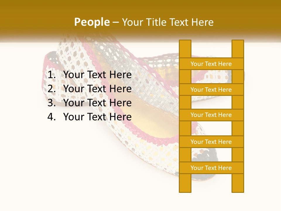 Knitted Slippers PowerPoint Template