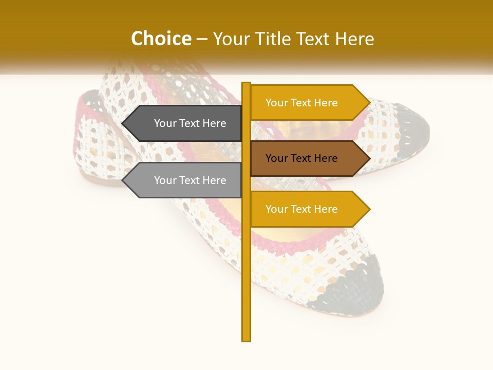 Knitted Slippers PowerPoint Template
