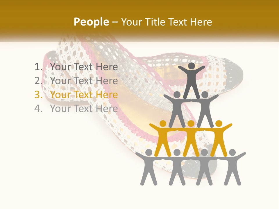 Knitted Slippers PowerPoint Template