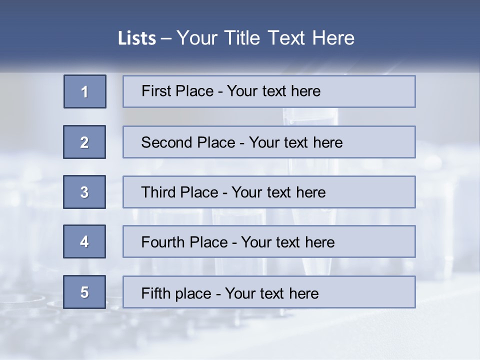 Test Tubes PowerPoint Template