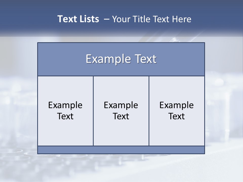 Test Tubes PowerPoint Template