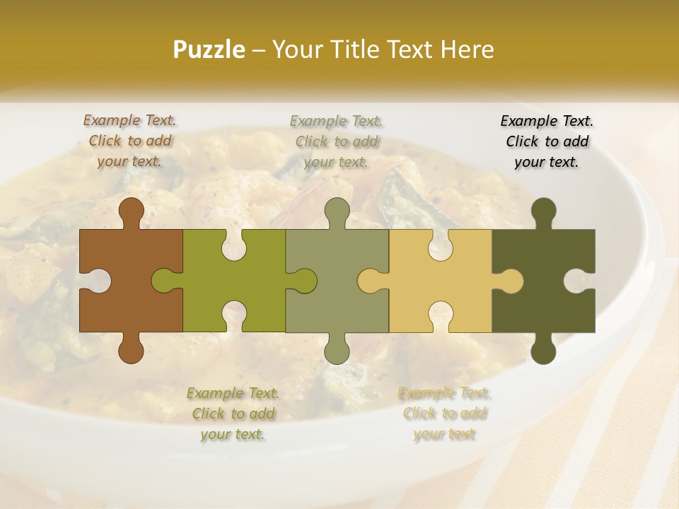 Stewed Potatoes PowerPoint Template