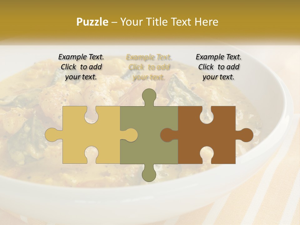 Stewed Potatoes PowerPoint Template