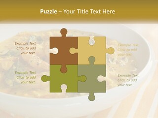 Stewed Potatoes PowerPoint Template