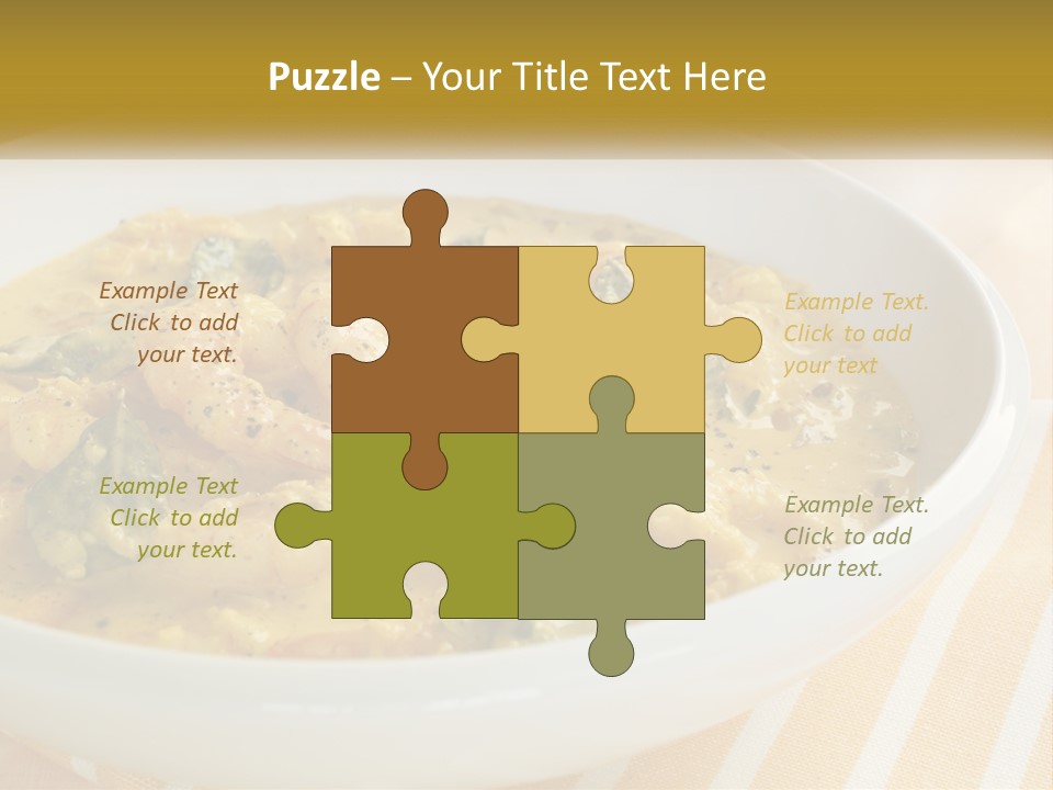 Stewed Potatoes PowerPoint Template