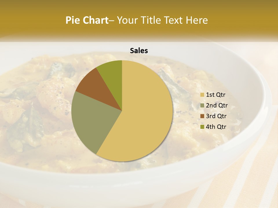 Stewed Potatoes PowerPoint Template