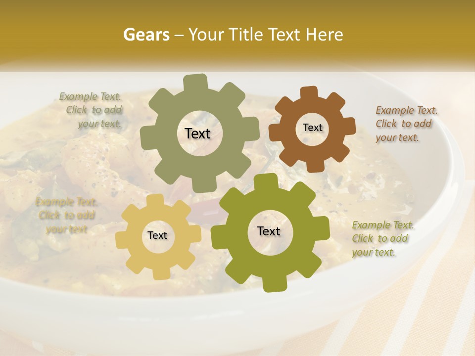 Stewed Potatoes PowerPoint Template