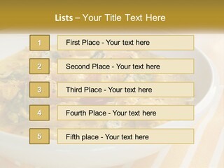 Stewed Potatoes PowerPoint Template