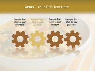 Stewed Potatoes PowerPoint Template