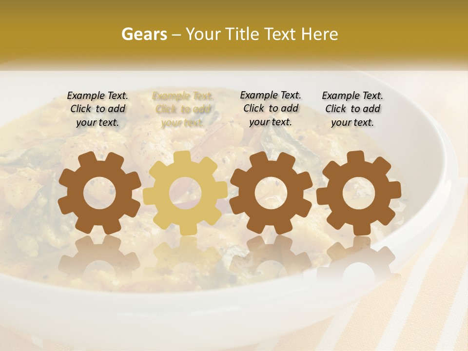 Stewed Potatoes PowerPoint Template