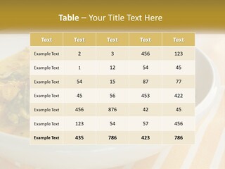 Stewed Potatoes PowerPoint Template