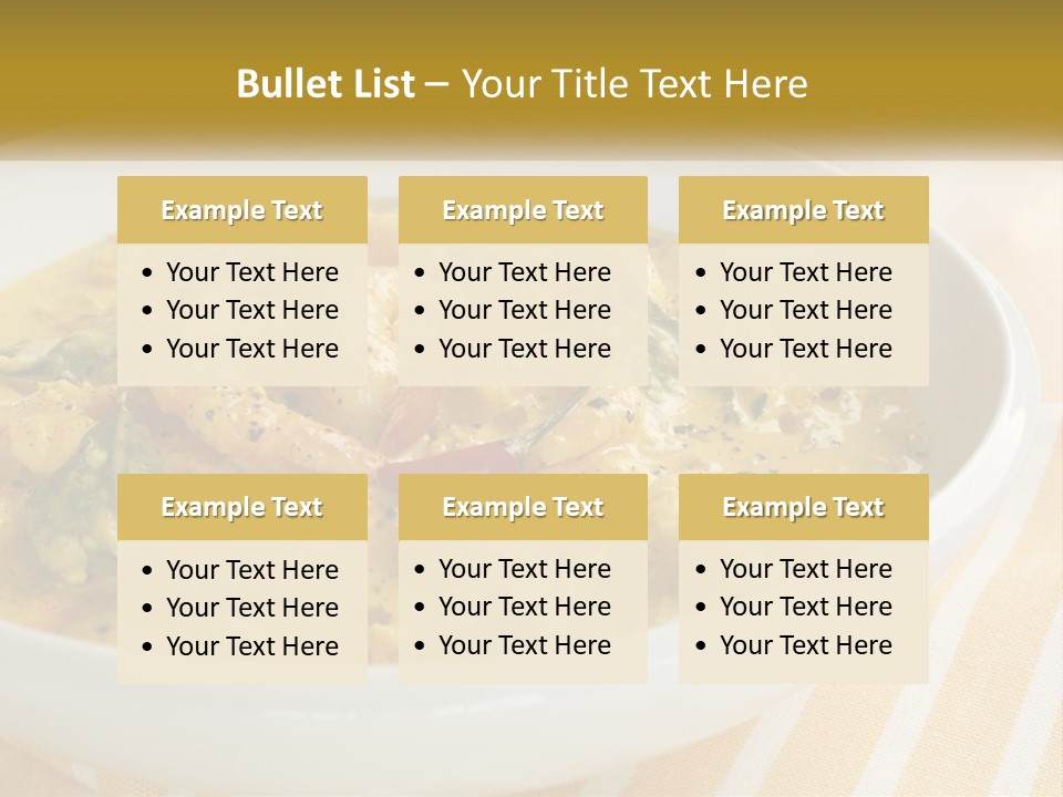 Stewed Potatoes PowerPoint Template