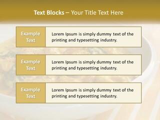 Stewed Potatoes PowerPoint Template
