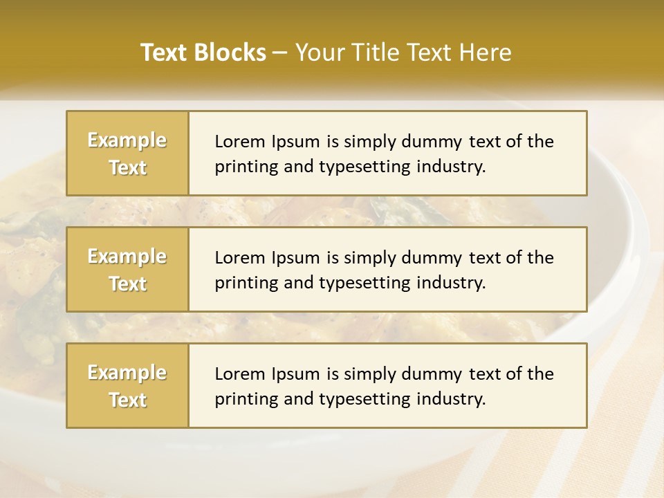 Stewed Potatoes PowerPoint Template