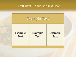 Stewed Potatoes PowerPoint Template