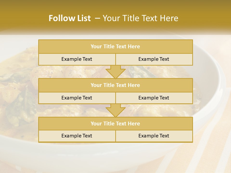 Stewed Potatoes PowerPoint Template