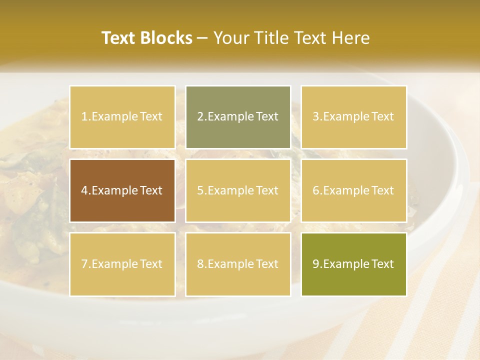 Stewed Potatoes PowerPoint Template