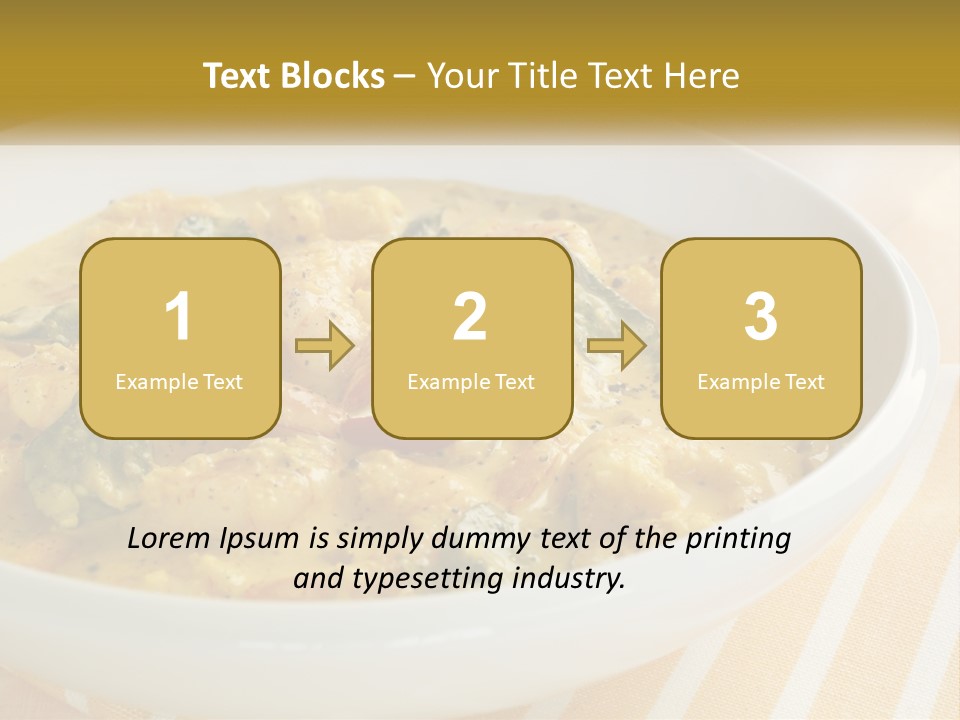 Stewed Potatoes PowerPoint Template