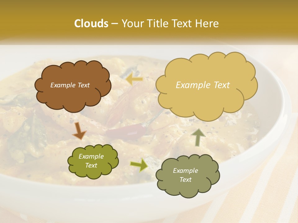 Stewed Potatoes PowerPoint Template