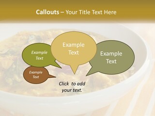 Stewed Potatoes PowerPoint Template