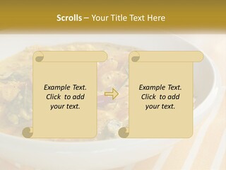 Stewed Potatoes PowerPoint Template