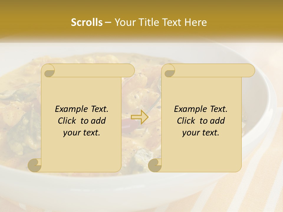 Stewed Potatoes PowerPoint Template