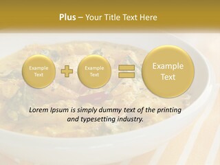 Stewed Potatoes PowerPoint Template