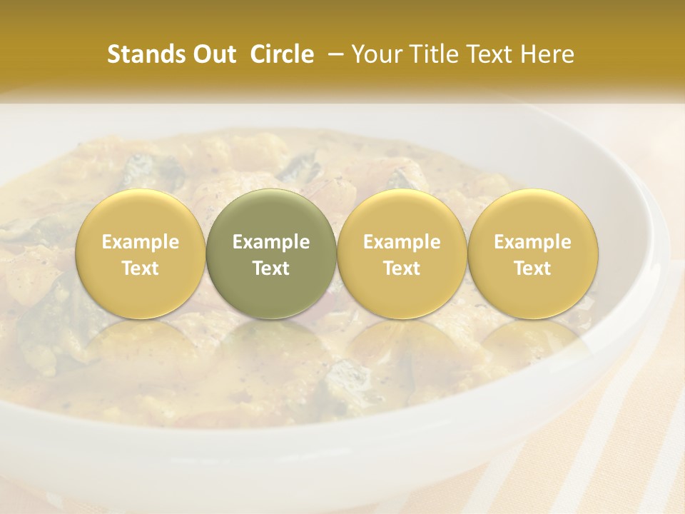 Stewed Potatoes PowerPoint Template