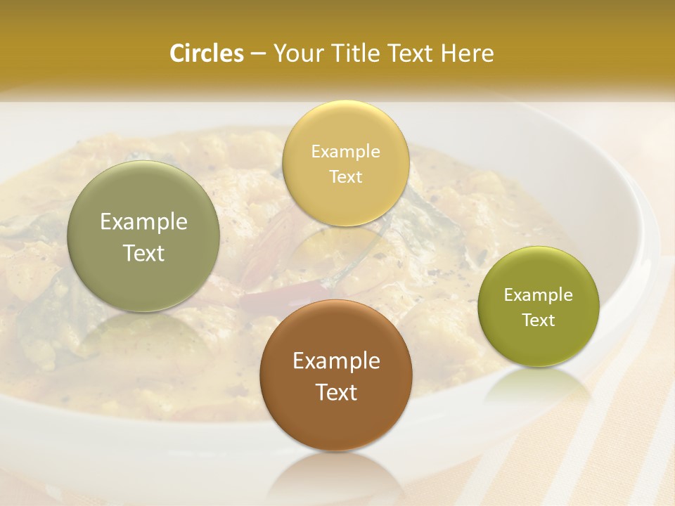 Stewed Potatoes PowerPoint Template