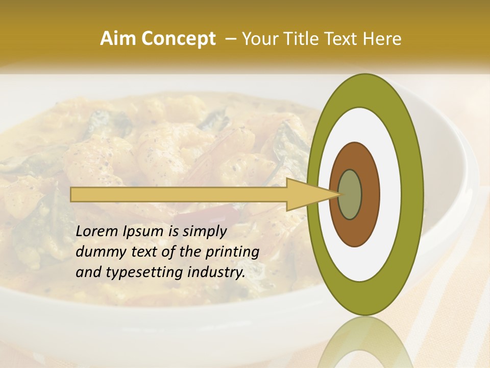 Stewed Potatoes PowerPoint Template