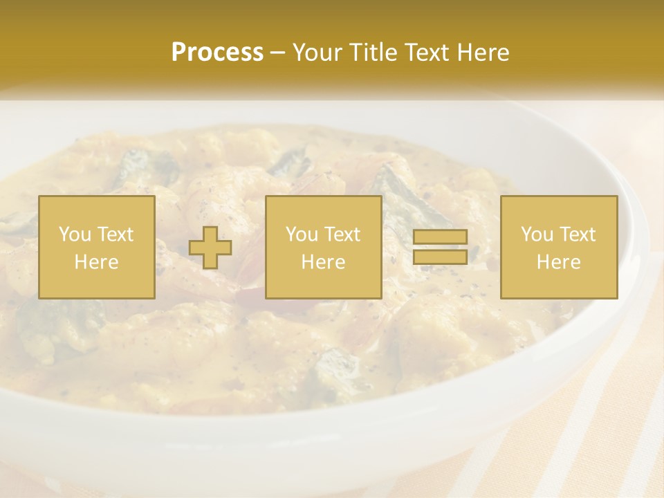 Stewed Potatoes PowerPoint Template