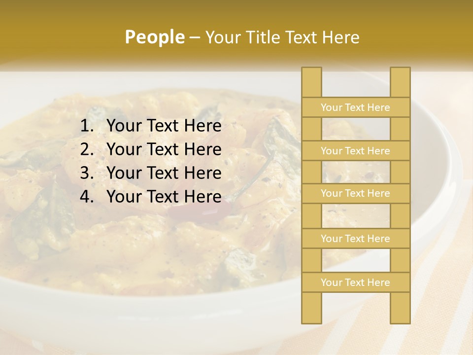 Stewed Potatoes PowerPoint Template