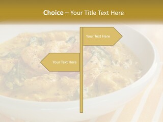 Stewed Potatoes PowerPoint Template