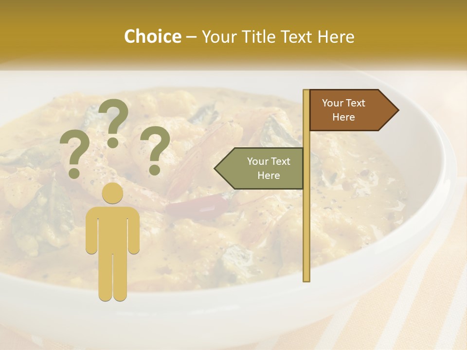 Stewed Potatoes PowerPoint Template