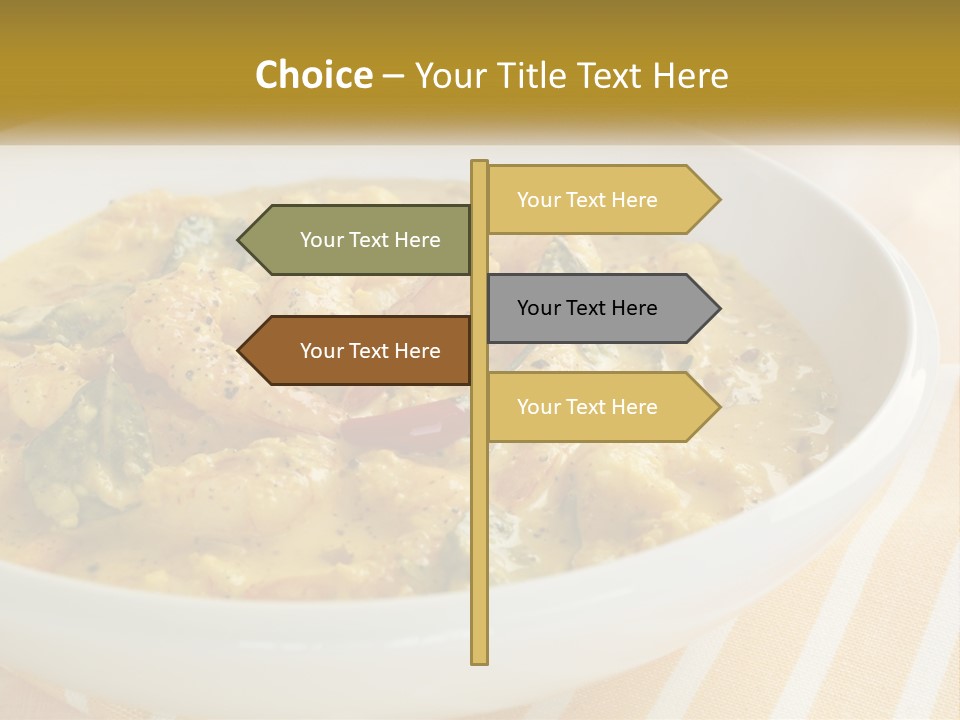 Stewed Potatoes PowerPoint Template