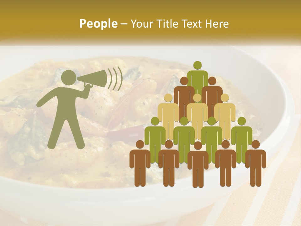 Stewed Potatoes PowerPoint Template