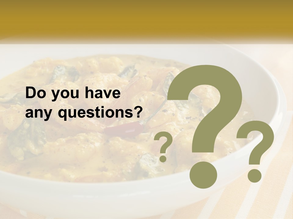 Stewed Potatoes PowerPoint Template