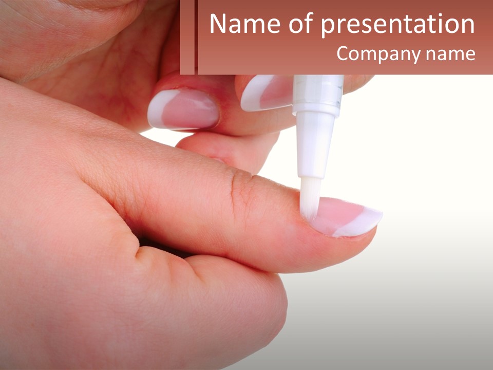 Glue The Nail PowerPoint Template