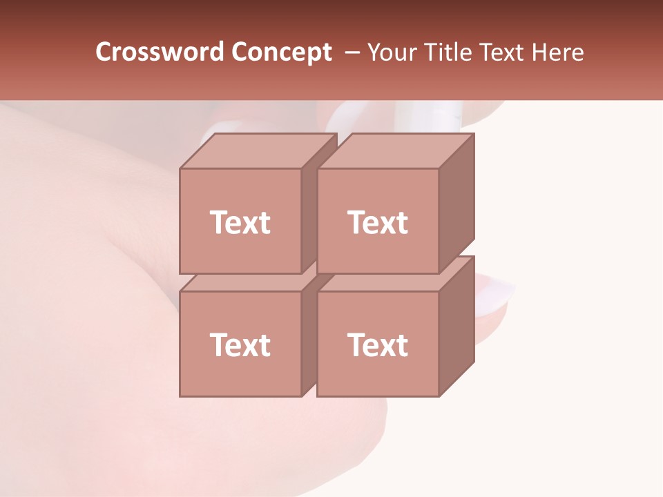 Glue The Nail PowerPoint Template